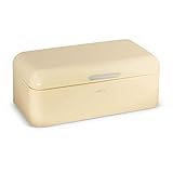 Brotbox ALVA M/L aus Metall Brotkasten, Maße: 30x20x15,5 cm und 42x24x16,5 cm, Vintage Brotkasten erhältlich in versch. Farben