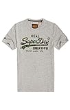 Superdry Herren Vintage Logo Layered Camo Tee T-Shirt,Grau (Grey Marl 07q),54 (Herstellergröße: XXL)