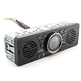 Goolsky 12,0 V Auto sichere Digitale Speicherkarte MP3 Audio Elektro-Autoradio mit Lautsprecher BT Host-Lautsprecher Autoradio Autoradio