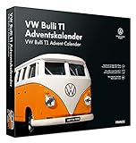 FRANZIS 55134 - VW Bulli Adventskalender 2021, in 24 Schritten zum Kult-Bus unterm Weihnachtsbaum, neue überarbeitete Edition 2021, empfohlen ab 14 Jahren