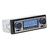 Queiting Autoradio mit Bluetooth MP3-Tuner Auto Radio Freisprecheinrichtung MP3 USB TF AUX-IN 1 DIN