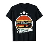 Retro Camper Buslife Caravan Camping - Vintage Camper Bus T-Shirt