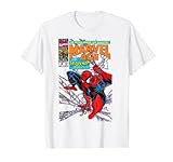 Marvel Comics Spider-Man Retro Comic Book Cover 90s T-Shirt