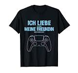 Herren Zocken Ich liebe meine Frau Gaming PS5 Konsole Gamer T-Shirt