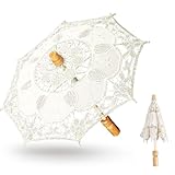 Mini-Spitzenschirm, 29 cm, Beige, Vintage, Kleiner Sonnenschirm, dekorative Brautschirme für Hochzeiten, Blumenschirm, Fotografie-Requisiten, Zubehör für Teeparty