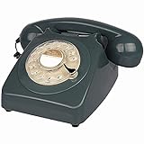 JRZTC Retro Altmodisches Telefon Europäisches Antikes Telefon Wählscheibentelefone Retro Festnetz-Schreibtischtelefon, schnurgebundenes Telefon für zu Hause Wählscheibentelefon