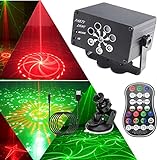DJ Disco Lights, USB Party Stage Light, 240 LED Patterns Sound Activated and Strobe Flash Effects with Remote Control for kids Birthday, Family Gathering, Karaoke, Christmas, Wedding