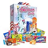 Amerikanischer Adventskalender mit Premium USA Süßigkeiten 2022