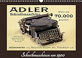 Schreibmaschinen um 1900 (Wandkalender 2022 DIN A3 quer) [Calendar] Stoerti-md [Calendar] Stoerti-md [Calendar] Stoerti-md