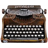 IMIKEYA Vintage Schreibmaschine Stil Eisen Kunst Schreibmaschine Manuelle Schreibmaschine Foto Prop (Zufälliger Stil)