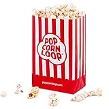 Popcorntüten Popcorn to be a Good 60 Stück klein Tüten Candy Bar Box für Party Tüte Hochzeit Papier Karton Süßigkeiten Rot Weiß Behälter Snackbox Geschenk Geburtstag Kinder