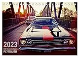 US-Muscle-Cars - Plymouth (Tischkalender 2023 DIN A5 quer) Monatskalender