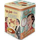 Nostalgic-Art 31314 Retro Teedose Tea & Cookies Together – Nostalgie Geschenk-Idee, Aufbewahrung für losen Tee und Teebeutel, Vintage Design, 100 g