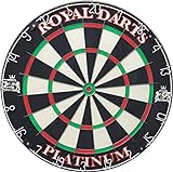 Royal Darts Dartboard Platinum | Dartscheibe Für Steeldarts | Dartboard Aus Sisal | Turnierdartboard