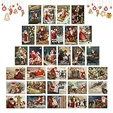 30 Weihnachtspostkarten Weihnachten Karten Postkarten Weihnachtskarten Grußkarten Geschenk Nachricht Karte